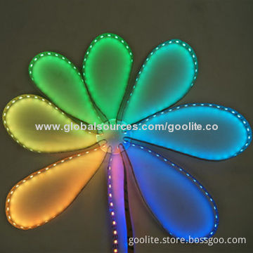 WS2811 LED Magic Strip Light, 144LEDs/m with IC WS2811 RGB LED Chips, Waterproof by Tube DC5V Input